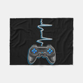 Couverture Polaire Video Gamer Heartbeat Video Game Controller Cadeau (Devant (Horizontal))