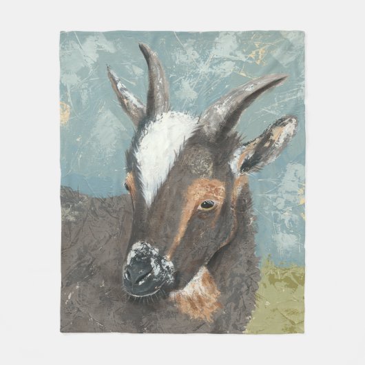 Couverture Polaire Vie agricole - Chèvre gris (Devant)