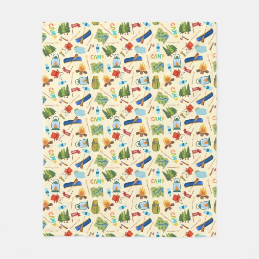 Couverture Polaire Vie du camping (Devant)