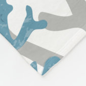 Couverture Polaire Vie marine côtière Turquoise de l'étoile de mer (Coin)