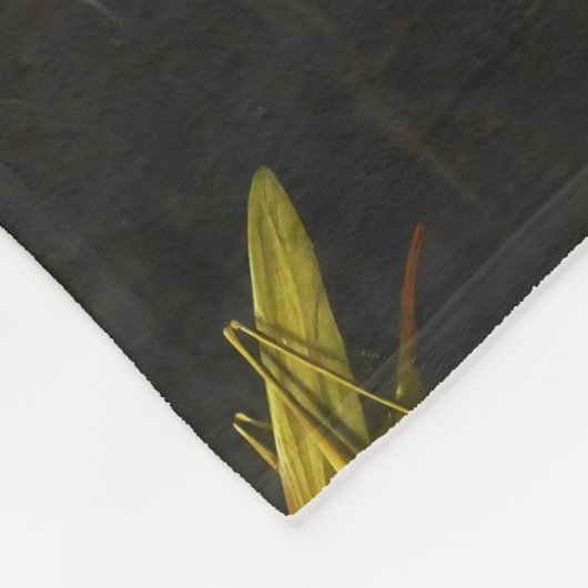 Couverture Polaire Vie morte avec fleurs et fruits (Coin)