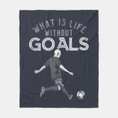 Couverture Polaire Vie sans objectifs Citation motivationnelle (Devant)