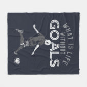 Couverture Polaire Vie sans objectifs Citation motivationnelle (Devant (Horizontal))