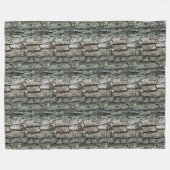 Couverture Polaire Vieille écorce de pin (Devant (Horizontal))