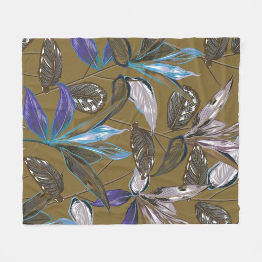 Couverture Polaire Vieille texture murale avec fissures, arrière - pl (Devant (Horizontal))