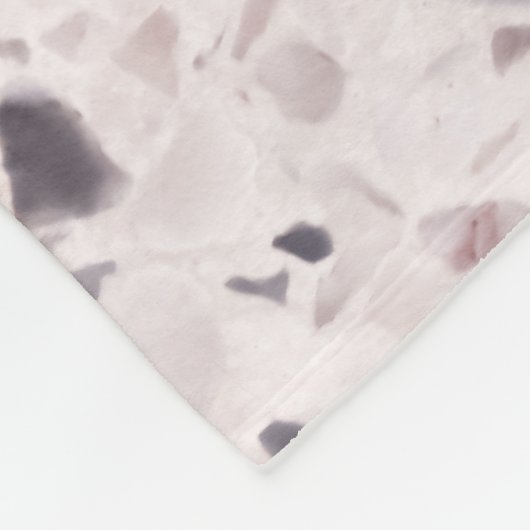 Couverture Polaire Vieille texture terrazzo, motif d'hamper. (Coin)