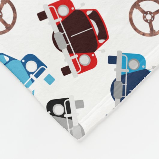 Couverture Polaire Vieilles voitures (Coin)