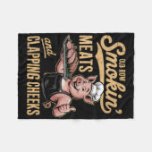 Couverture Polaire Vielles Rangées Fumer Viandes Et Clapper Les Cheek (Devant (Horizontal))