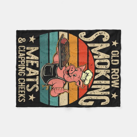 Couverture Polaire Vielles Rangées Fumer Viandes Et Clapper Les Cheek (Devant (Horizontal))