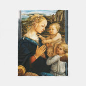 Couverture Polaire Vierge avec enfant et deux anges, Filippo Lippi (Devant)