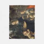 Couverture Polaire Vierge des Roches, Léonard de Vinci (Devant)