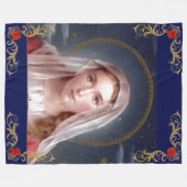 COUVERTURE POLAIRE VIERGE MARIE (Devant (Horizontal))