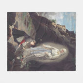 Couverture Polaire Vierge Marie de Lourdes (Devant (Horizontal))