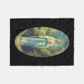 Couverture Polaire Vierge Marie De Lourdes Notre Dame Christian Cadea (Devant (Horizontal))