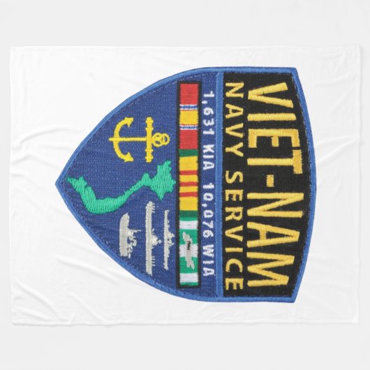 COUVERTURE POLAIRE VIETNAM NAVY SERVICE (Devant (Horizontal))