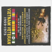 COUVERTURE POLAIRE VIETNAM VETERAN (Devant (Horizontal))