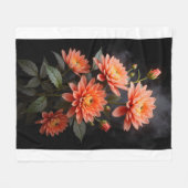 Couverture Polaire Vietnamese Chrysanthemum on the Moon (Devant (Horizontal))
