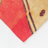 Couverture Polaire Vieux avion de combat Patriot Rouge (Coin)