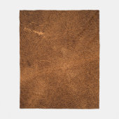 Couverture Polaire Vieux cuir marron (Devant)