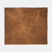 Couverture Polaire Vieux cuir marron (Devant (Horizontal))