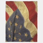 COUVERTURE POLAIRE VIEUX DRAPEAU D'AMÉRIQUE (Devant)