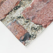 Couverture Polaire Vieux mur en briques rouges (Coin)