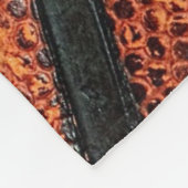 Couverture Polaire Vieux rétro motif de basket-ball avec le nom (Coin)