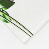 Couverture Polaire Vignes vert jaune (Coin)