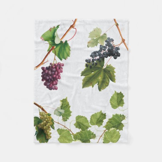 Couverture Polaire Vignoble de raisins Ile grecque méditerranéenne (Devant)