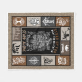 Couverture Polaire Viking Debout Pour Ce Dans Quoi Vous Croyez (Devant (Horizontal))