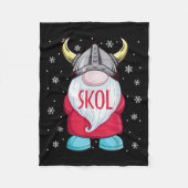 Couverture Polaire Viking Gnome Skol Noël Norse Pajama Viking Me (Devant)