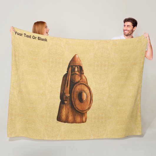 Couverture Polaire Viking rustique (En situation)