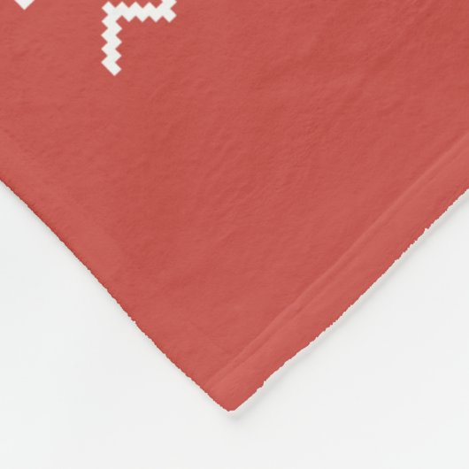 Couverture Polaire Vilain pull Joyeux Noël à vélo (Coin)