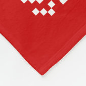 Couverture Polaire Vilain Sweater QR Code Bonne année! (Coin)