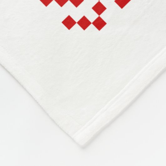 Couverture Polaire Vilain Sweater QR Code Bonne année! (Coin)