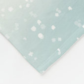 Couverture Polaire Village paysage d'hiver avec maisons couvertes de (Coin)