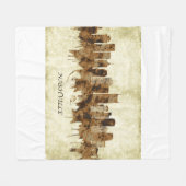 Couverture Polaire Ville de Nashville Tennessee (Devant (Horizontal))