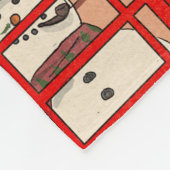 Couverture Polaire Ville de Noël de Londres d'inspiration rétro (Coin)