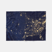 Couverture Polaire Ville Des États-Unis La Nuit. (Devant (Horizontal))