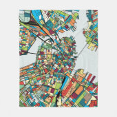 Couverture Polaire Ville Etats-Unis de Boston (Devant)