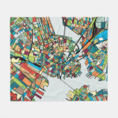 Couverture Polaire Ville Etats-Unis de Boston (Devant (Horizontal))