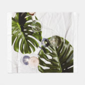 Couverture Polaire Vin blanc sur verres (Devant (Horizontal))