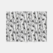 Couverture Polaire Vin Escalade moderne noir blanc gris peint (Devant (Horizontal))