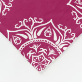 Couverture Polaire Vin Mandala (Coin)
