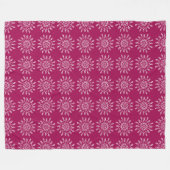 Couverture Polaire Vin Mandala (Devant (Horizontal))