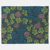 Couverture Polaire Vin Motif, William Morris (Devant (Horizontal))