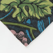 Couverture Polaire Vin Motif, William Morris (Coin)