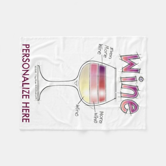 COUVERTURE POLAIRE VIN, PLUS DE VIN, BIEN PLUS DE VIN (Devant (Horizontal))