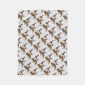 Couverture Polaire Vin Rouge Dégustation Verre Bouteille Vignoble (Devant)