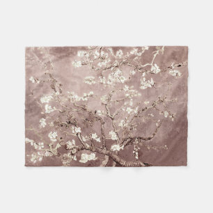 Couverture Polaire Vincent Van Gogh Almond Blossoms Taupe Beige